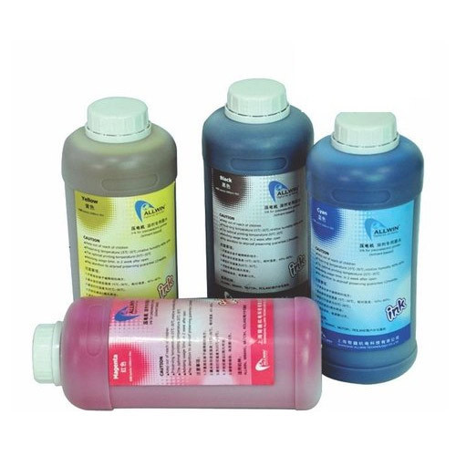 TINTA ECOSOLVENTE ALLWIN 1 LITRO COLOR CYAN PARA CABEZALES DX3. DX4. DX5. DX7 (C20)