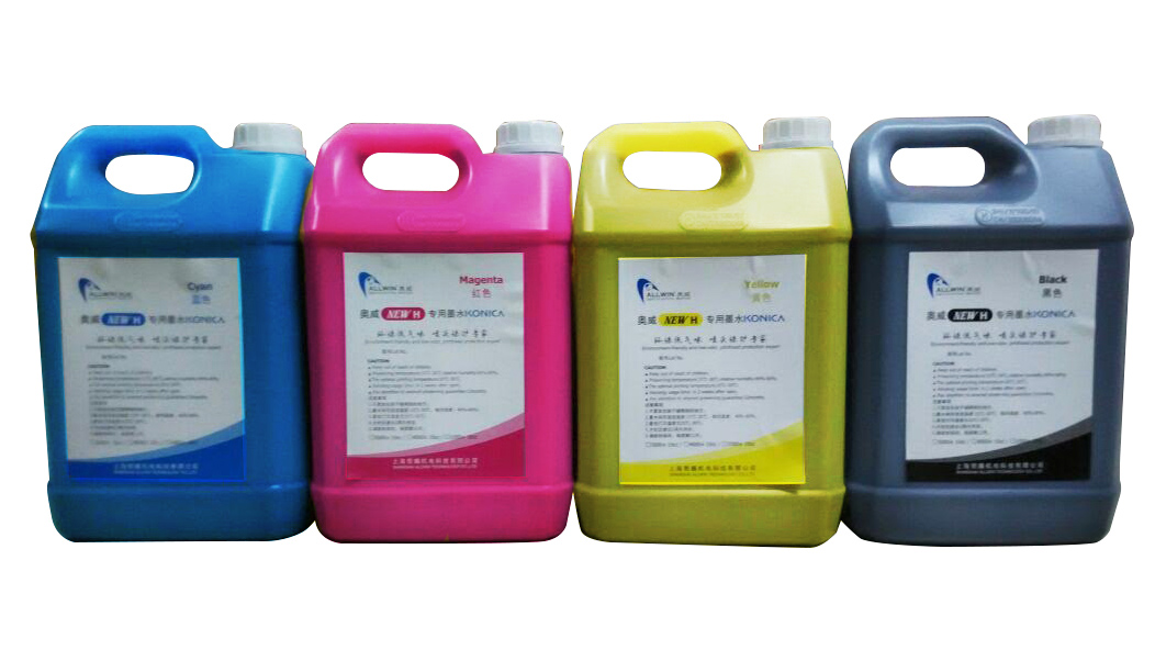 TINTA SOLVENTADA KONICA 5 LITROS COLOR CYAN CABE. SOLV. KM 30-45PL. SEIKO STP 35-50. XAAR 30-40-80PL